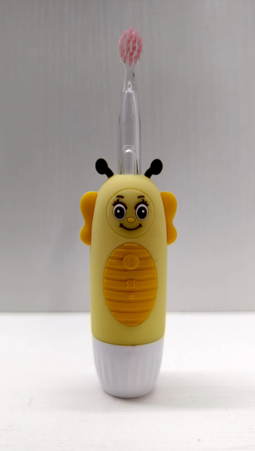 Silicone Electric Baby Toothbrush LED Light 360 Degrees Sonic Toothbrush Automatic Replacement Heads Children's Toothbrush