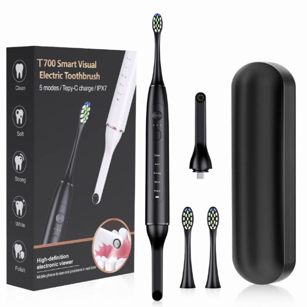 Portable, Intelligent, Rechargeable, and Automatic Ultrasonic Electric Toothbrush for Adults