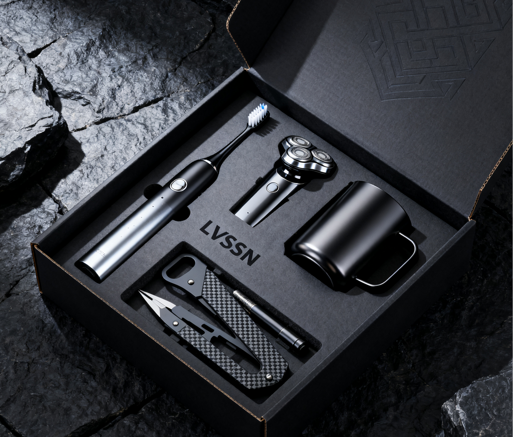 Electric Toothbrush Gift Box Set – Complete Oral-Care Kit with 3 Bonus Brush Heads, Travel Case & USB Dock | Luxury Ready-to-Wrap Present for Birthdays, Holidays & Graduations