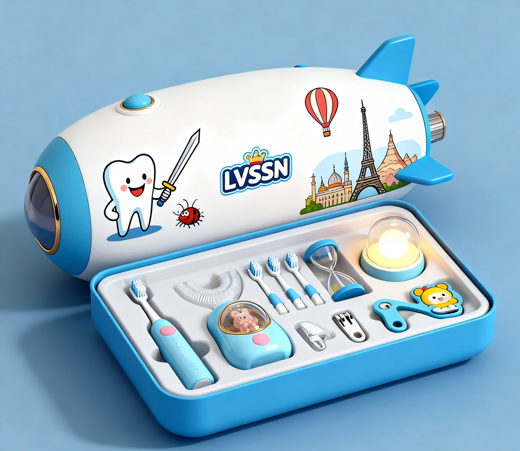 Rechargeable Kids U-shaped Electric Toothbrush Gum Care Silicone 360 Degree ultra Soft Electric Toothbrush for Kids